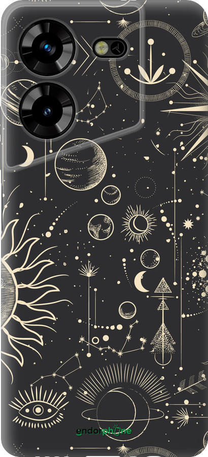 Силіконовий чехол Фаза місяця для Tecno Pova 5 - 5605u-3139 изображение 