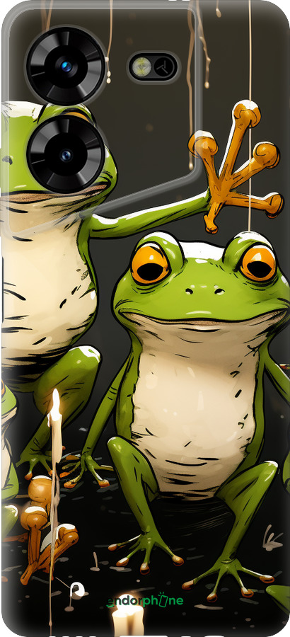 Силіконовий чехол Жабки 2 для Tecno Pova 5 - 5657u-3139 изображение 