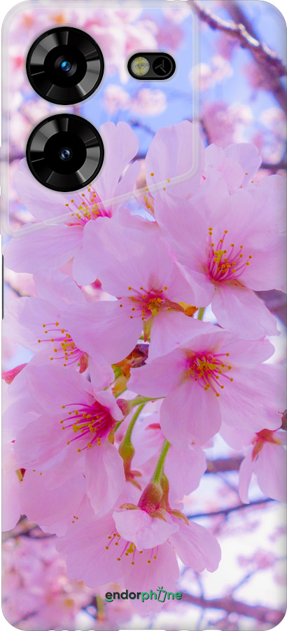 Силиконовый чехол Сакура для Tecno Pova 5 - 6029u-3139 изображение 