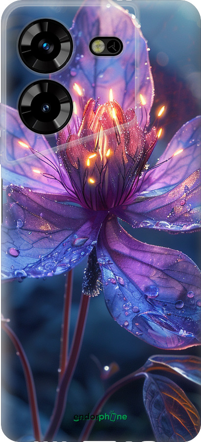 Силиконовый чехол Магический цветок для Tecno Pova 5 - 6038u-3139 изображение 