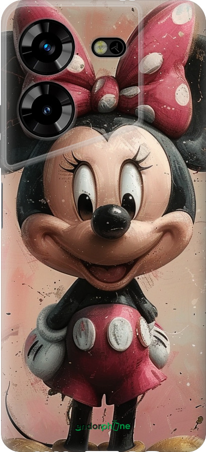 Силіконовий чехол Minnie Mouse для Tecno Pova 5 - 6054u-3139 изображение 