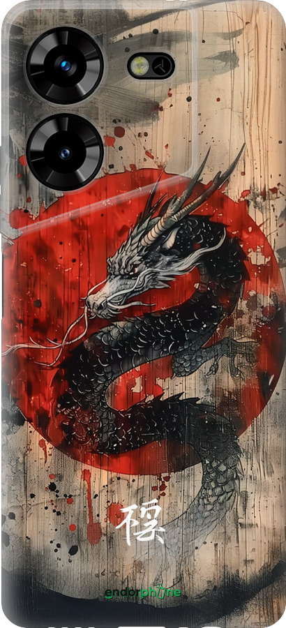 Силиконовый чехол Восточный дух для Tecno Pova 5 - 6100u-3139 изображение 