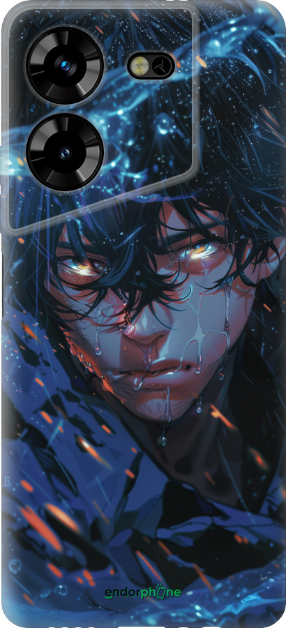 Силіконовий чехол Satoru Gojou для Tecno Pova 5 - 6128u-3139 изображение 