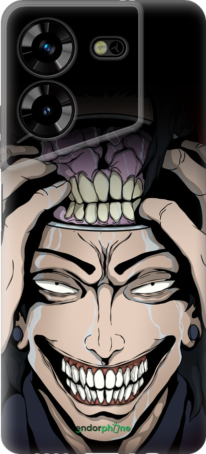 Силіконовий чехол Kenjaku Магічна Битва для Tecno Pova 5 - 6151u-3139 изображение 