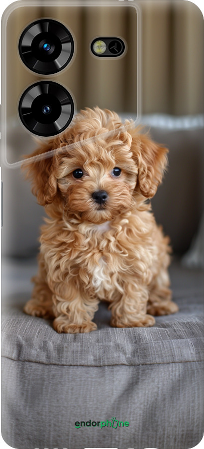 Силиконовый чехол Mini-maltipoo для Tecno Pova 5 - 6158u-3139 изображение 