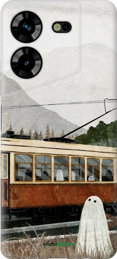 Силиконовый чехол Призрак 2 для Tecno Pova 5 - 6247u-3139 изображение 