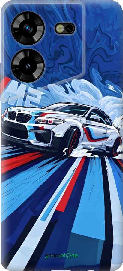 Силиконовый чехол БМВ для Tecno Pova 5 - 6292u-3139 изображение 
