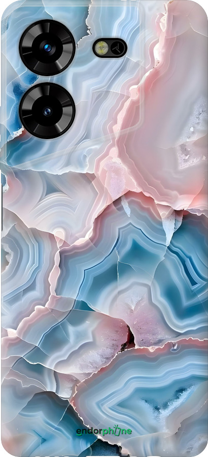 Силиконовый чехол Мрамор для Tecno Pova 5 - 6306u-3139 изображение 