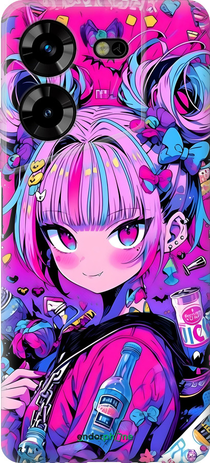 Силіконовий чехол Аніме мілаха для Tecno Pova 5 - 6314u-3139 изображение 