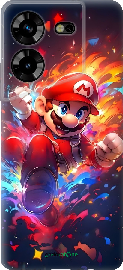 Силиконовый чехол Супер Марио для Tecno Pova 5 - 6342u-3139 изображение 