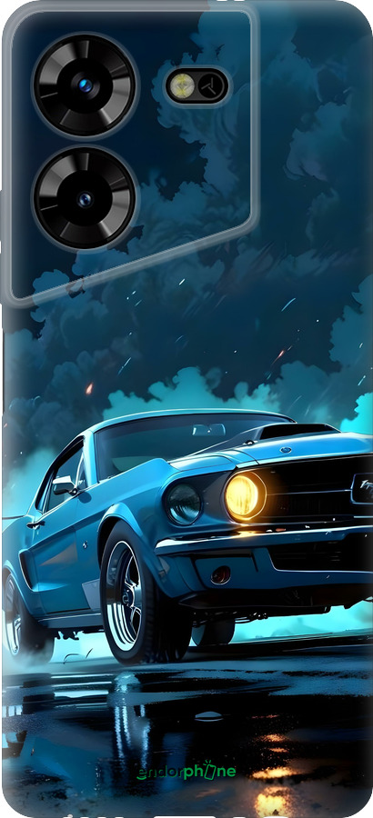 Силиконовый чехол Форд мустанг для Tecno Pova 5 - 6374u-3139 изображение 