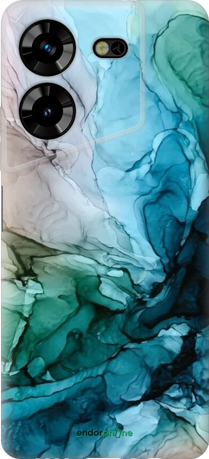 Силиконовый чехол С красочной абстрактной картиной Соленые берега для Tecno Pova 5 - 6405u-3139 изображение 