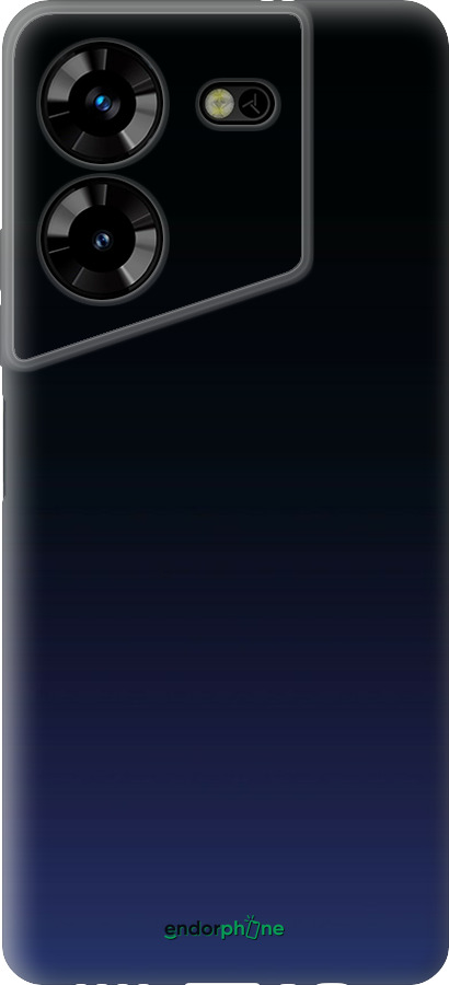 Силіконовий чехол Градієнт у темно-синьому стилі для Tecno Pova 5 - 6542u-3139 изображение 