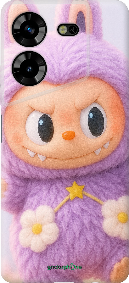 Силіконовий чехол Лабубу для Tecno Pova 5 - 6708u-3139 изображение 