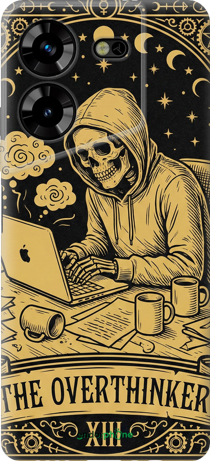 Силиконовый чехол The Overthinker для Tecno Pova 5 - 6774u-3139 изображение 