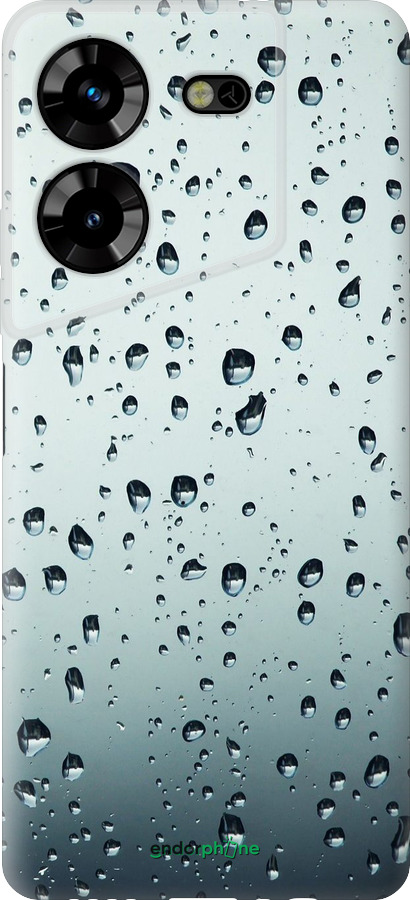 Силиконовый чехол Стекло в каплях для Tecno Pova 5 - 848u-3139 изображение 