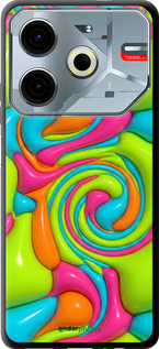 TPU чехол Y2K Jelly Dream для Tecno POVA 6 Neo - 6780b-3753 изображение 