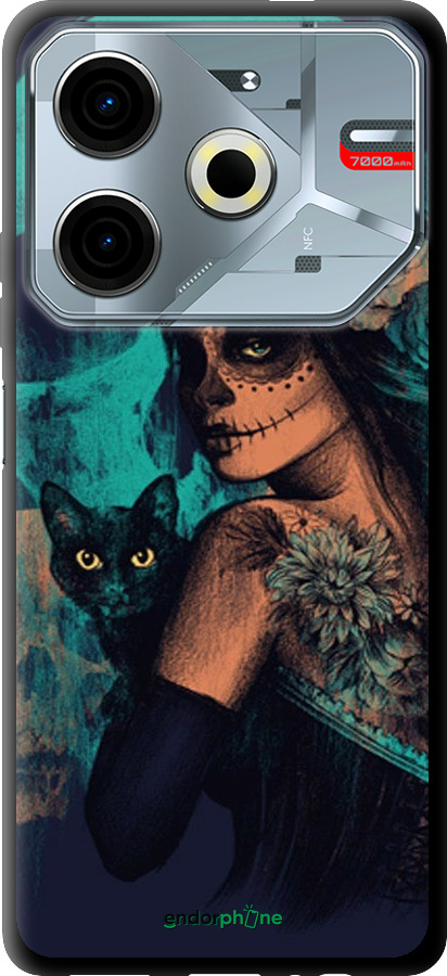 TPU чехол Fantasy girl для Tecno POVA 6 Neo - 4133b-3753 изображение 