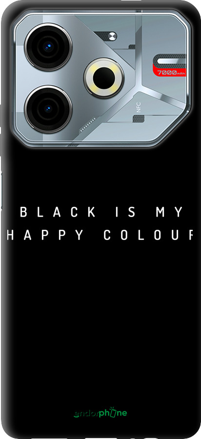 TPU чехол Happy Color для Tecno POVA 6 Neo - 4252b-3753 изображение 