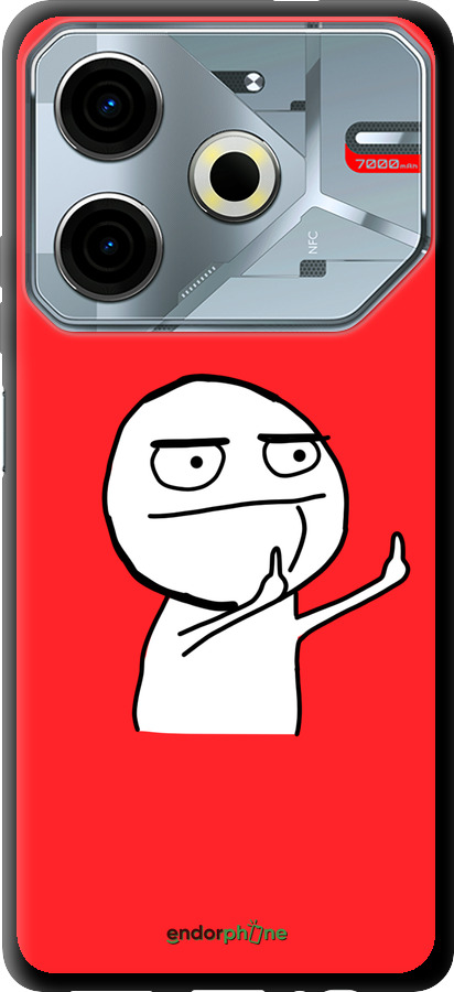 TPU чехол Мем для Tecno POVA 6 Neo - 4578b-3753 изображение 