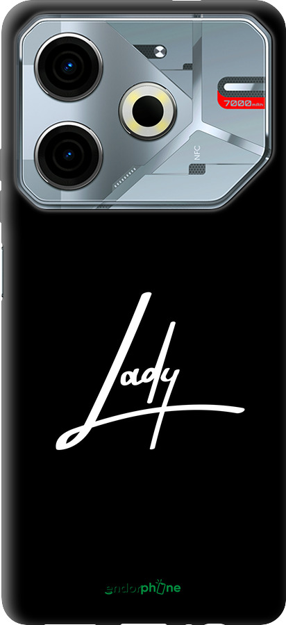 TPU чехол Lady 2 для Tecno POVA 6 Neo - 4867b-3753 изображение 