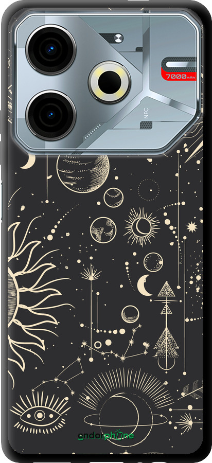 TPU чехол Фаза луны для Tecno POVA 6 Neo - 5605b-3753 изображение 