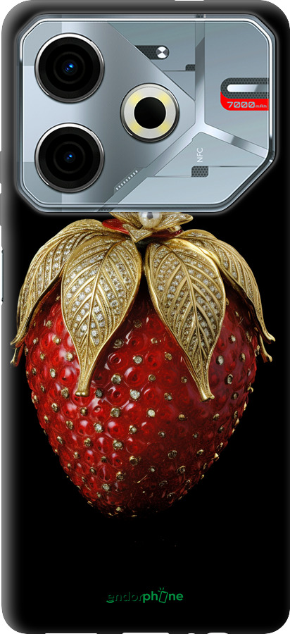 TPU чехол Полуниця v3 для Tecno POVA 6 Neo - 5638b-3753 изображение 