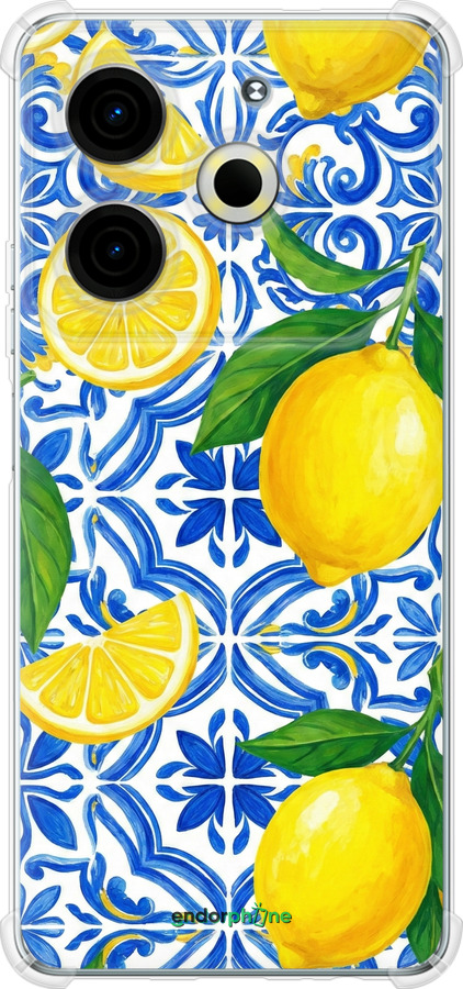 Силіконовий протиударний с посиленими кутами чехол Grocery Girl Italian Summer для Tecno POVA 6 Neo - 6766sp-3753 изображение 