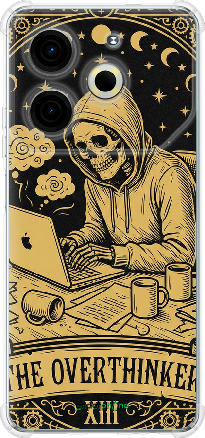 Силіконовий протиударний с посиленими кутами чехол The Overthinker для Tecno POVA 6 Neo - 6774sp-3753 изображение 