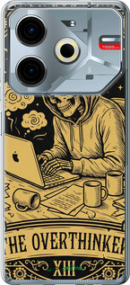 Силіконовий чехол The Overthinker для Tecno POVA 6 Neo - 6774u-3753 изображение 