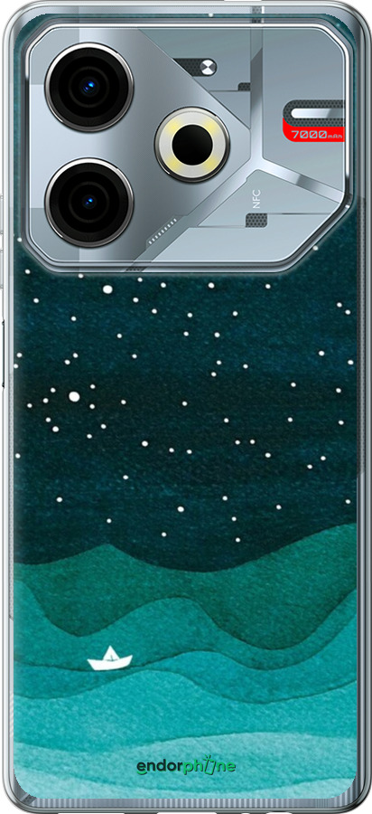 Силиконовый чехол № 5412 для Tecno POVA 6 Neo - 5412u-3753 изображение 