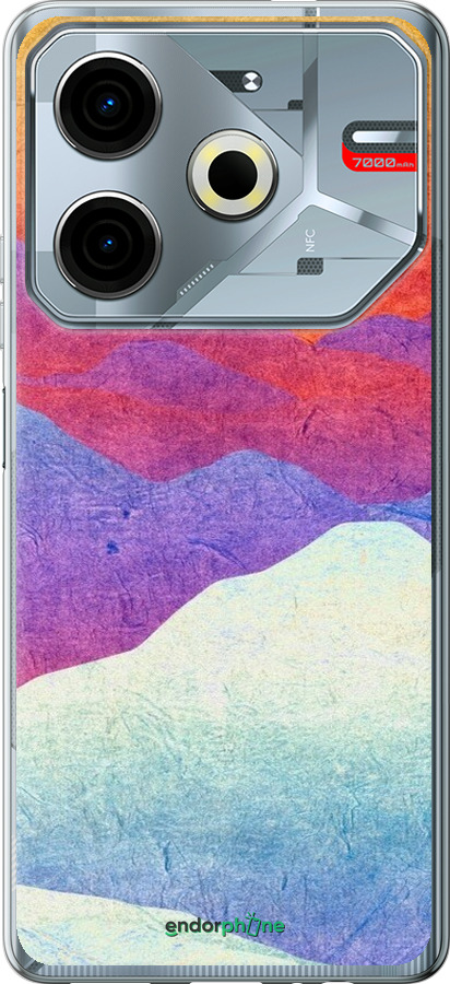 Силиконовый чехол Горный закат для Tecno POVA 6 Neo - 6479u-3753 изображение 