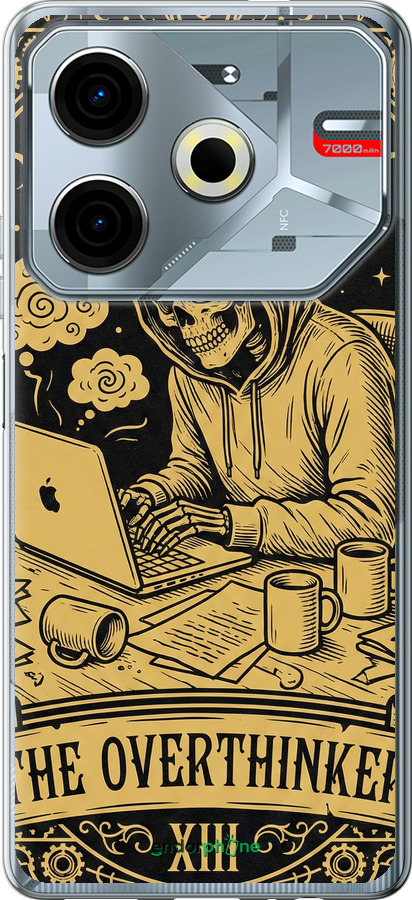 Силіконовий чехол The Overthinker для Tecno POVA 6 Neo - 6774u-3753 изображение 