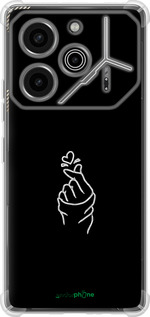 Силикон с усиленными углами чехол Love You для Tecno Pova 6 Pro - 4298sp-3689 изображение 