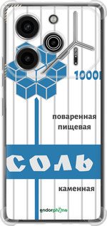 Силикон с усиленными углами чехол Соль для Tecno Pova 6 Pro - 4855sp-3689 изображение 