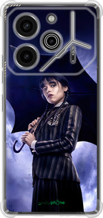 Силикон с усиленными углами чехол Wednesday v2 для Tecno Pova 6 Pro - 5516sp-3689 изображение 