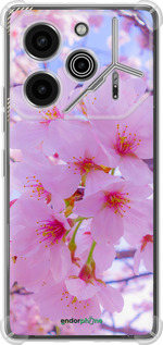 Силикон с усиленными углами чехол Сакура для Tecno Pova 6 Pro - 6029sp-3689 изображение 