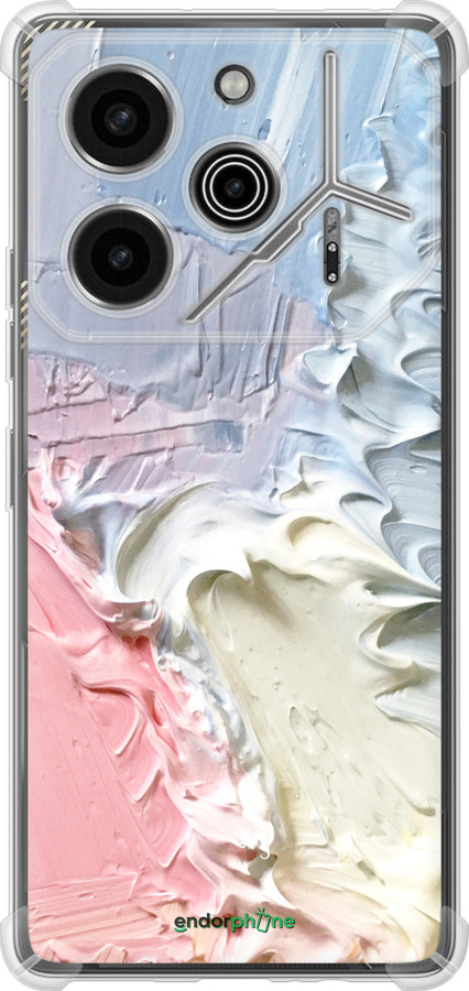 Силикон с усиленными углами чехол Пастель v1 для Tecno Pova 6 Pro - 3981sp-3689 изображение 