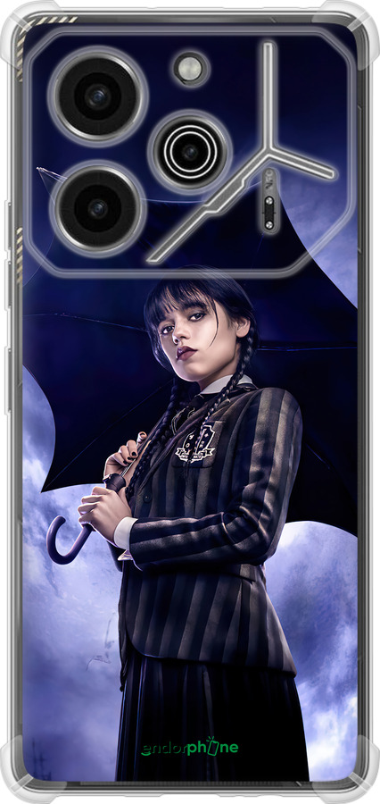 Силикон с усиленными углами чехол Wednesday v2 для Tecno Pova 6 Pro - 5516sp-3689 изображение 