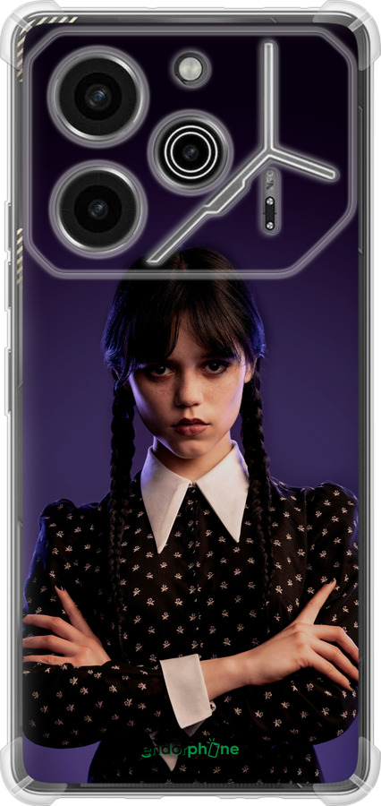 Силикон с усиленными углами чехол Wednesday v3 для Tecno Pova 6 Pro - 5517sp-3689 изображение 