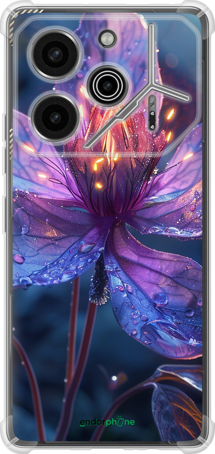 Силикон с усиленными углами чехол Магический цветок для Tecno Pova 6 Pro - 6038sp-3689 изображение 