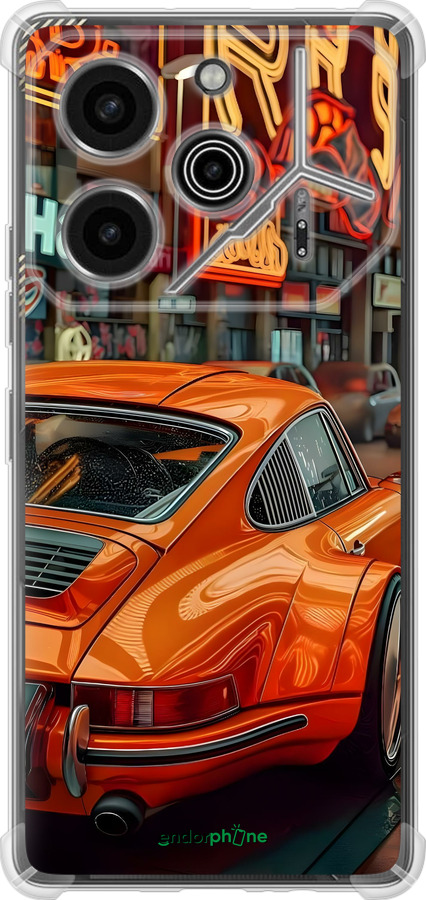 Силикон с усиленными углами чехол Порше для Tecno Pova 6 Pro - 6334sp-3689 изображение 