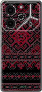 Силіконовий чехол Вишиванка 52 для Tecno Pova 6 Pro - 1763u-3689 изображение 