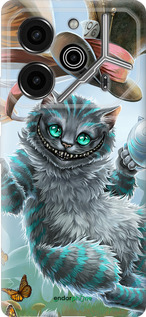 Силіконовий чехол Чеширський Кіт 2 для Tecno Pova 6 Pro - 3993u-3689 изображение 