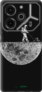 Силиконовый чехол Moon in dark для Tecno Pova 6 Pro - 4176u-3689 изображение 