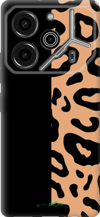 Силиконовый чехол Пятна леопарда для Tecno Pova 6 Pro - 4269u-3689 изображение 