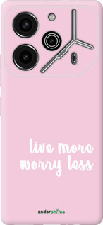 Силіконовий чехол Живи більше для Tecno Pova 6 Pro - 4347u-3689 изображение 