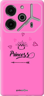 Силиконовый чехол Princess для Tecno Pova 6 Pro - 4361u-3689 изображение 