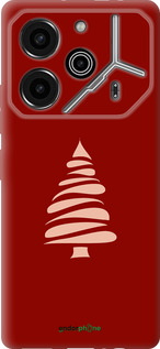 Силиконовый чехол Новогодний 15 для Tecno Pova 6 Pro - 4628u-3689 изображение 