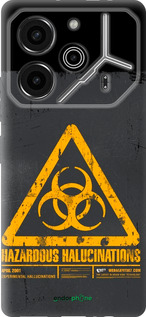 Силіконовий чехол biohazard 28 для Tecno Pova 6 Pro - 4846u-3689 изображение 